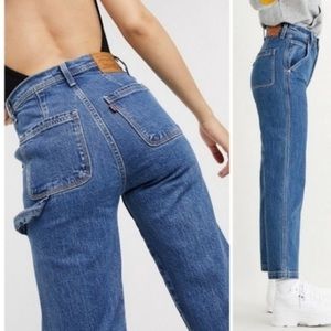 Levi's Ribcage Ankle Utility Straight Leg Jeans 29